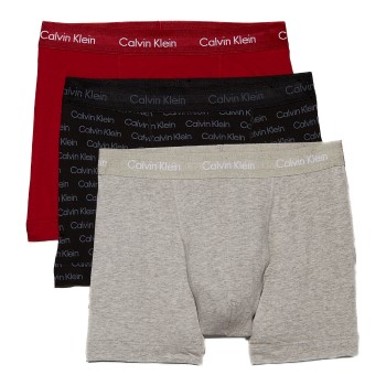 Calvin Klein 3P Holiday Cotton Stretch Trunks Flerfarvet bomuld Small Herre