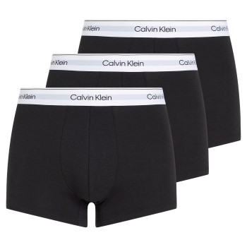 Calvin Klein 3P Modern Cotton Stretch Trunk Sort/Hvid bomuld Medium Herre