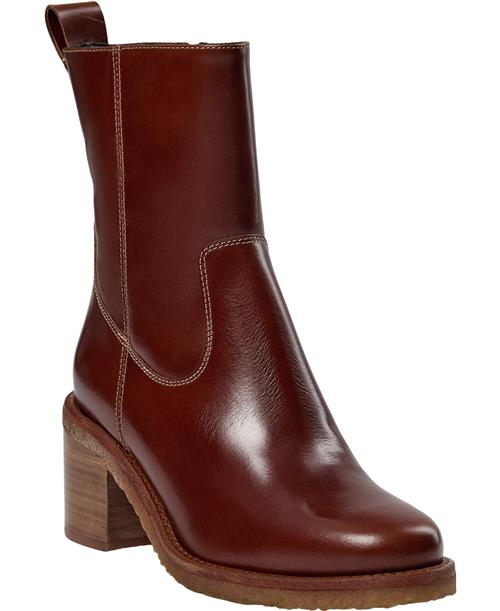 Se Billi Bi Kort Støvle A7157 Kvinde Cognac Desire Calf 85 Støvler Str 41 - hos Magasin ved Magasin