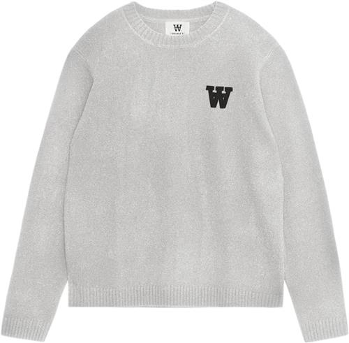 Se Wood Wood Wwtay AA CS Jumper Kvinde Grey Sea Langærmede Bluser Str S - hos Magasin ved Magasin