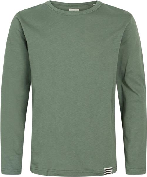 Mads Nørgaard - Copenhagen Organic Thorlino L/S Tee FAV Str 14 år - Balsam Green Langærmede T-shirts Bomuld hos Magasin