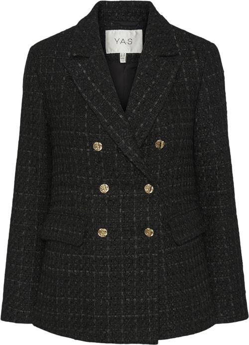 YAS Yasmalea LS Blazer Kvinde Sort Blazere Str S - hos Magasin