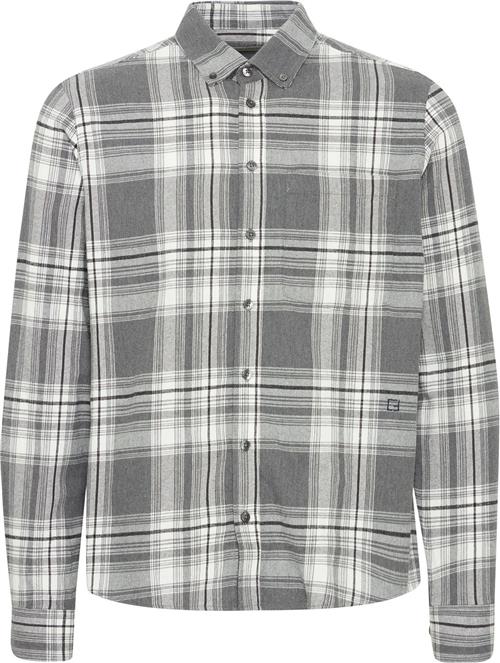 Casual Friday Cfanton LS Checked Shirt Kvinde Pewter Mix Skjorter Regular Fit Str M - hos Magasin