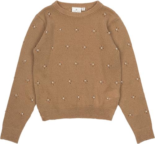 The New Tnmichelle Knit Pullover Str 98-104 cm/3-4 år Piger - Tannin Cardigans hos Magasin