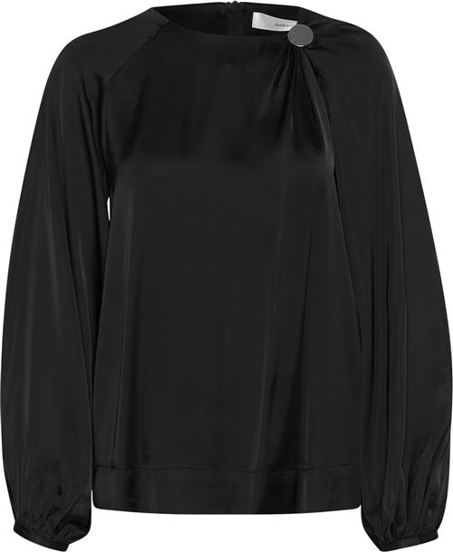 InWear Binnaiw Blouse Kvinde Black Sweaters Regular Fit Str 44 - hos Magasin