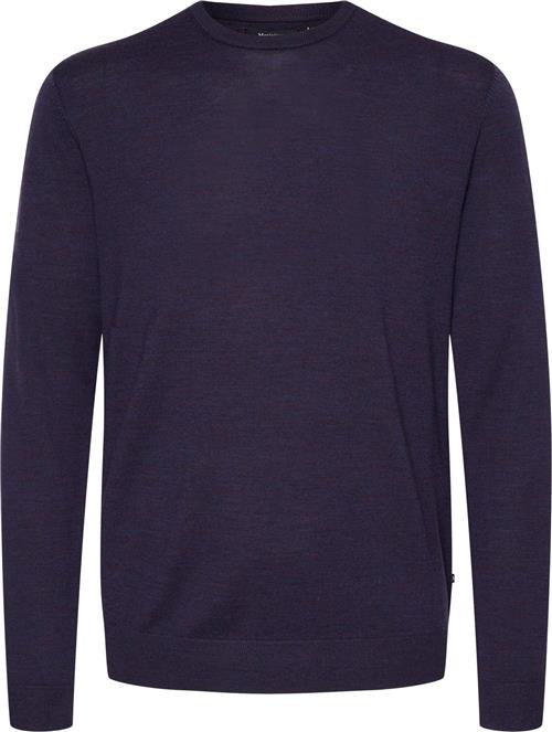 Se Matinique Margrate Merino Mand Nightshade Melange Sweaters Regular Fit Str XL Merino - hos Magasin ved Magasin