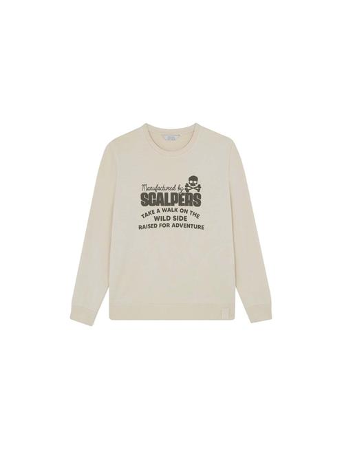 Scalpers Sweatshirt  sort / offwhite