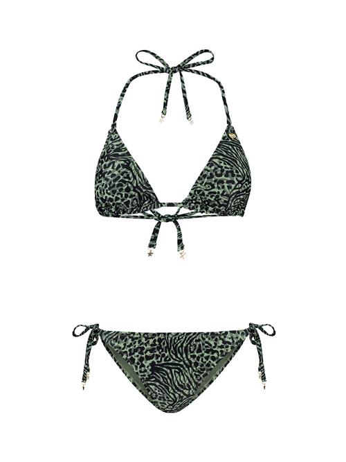 Shiwi Bikini 'Liz'  mørkegrå / lysegrøn / sort