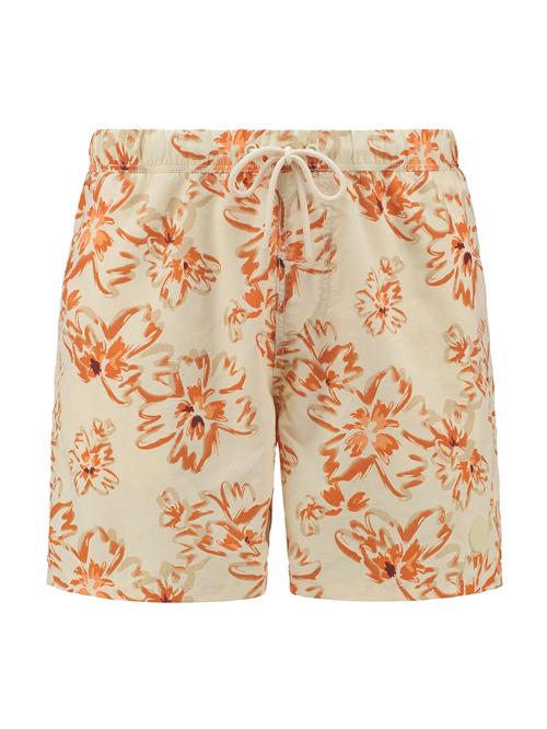 Shiwi Badeshorts 'NICK'  beige / orange