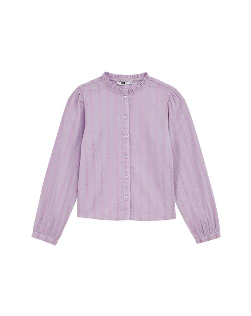 WE Fashion Bluse  lilla / lavendel