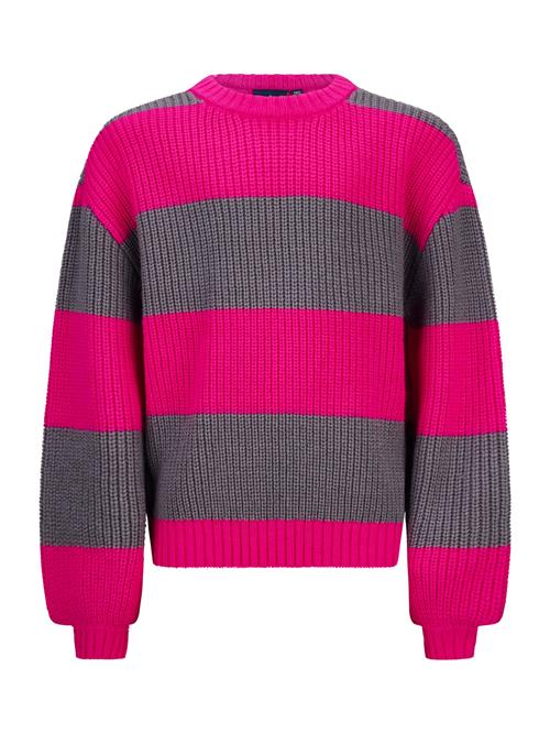 Retour Jeans Pullover  mørkegrå / fuchsia