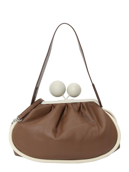 Weekend Max Mara Skuldertaske 'MILVA'  creme / karamel