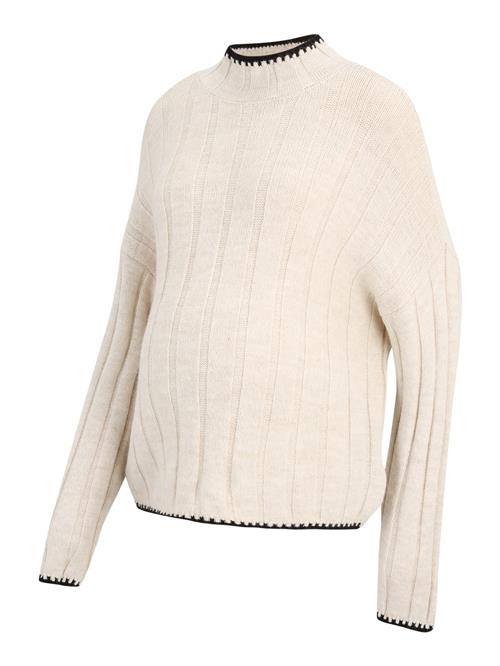 Se Only Maternity Pullover 'OLMCHICK'  stone / sort ved About You