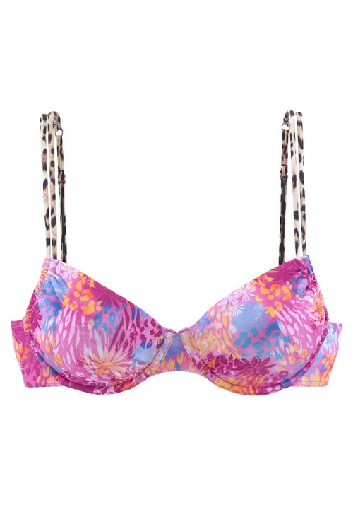 BUFFALO Bikinioverdel  blandingsfarvet / pink