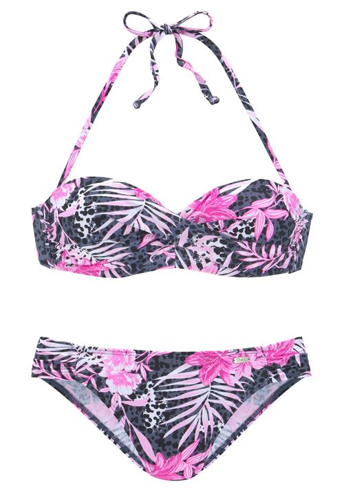 BUFFALO Bikini  grå / lys pink / sort / hvid