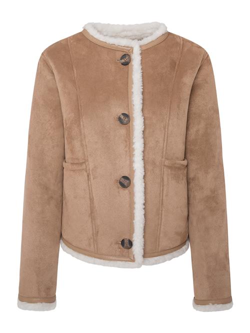 Pepe Jeans Vinterjakke 'Caylin'  brokade / naturhvid