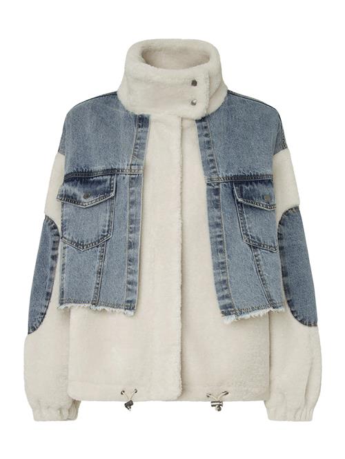 Pepe Jeans Overgangsjakke 'DAPHNE'  blue denim / offwhite