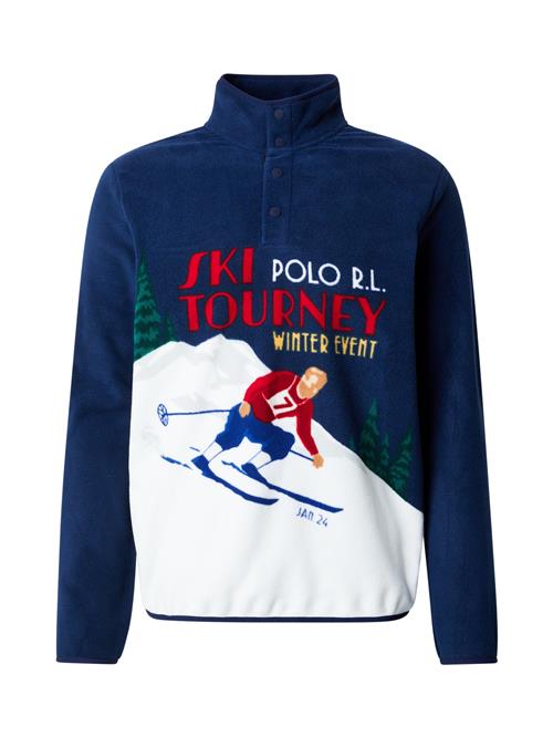 Se Polo Ralph Lauren Sweatshirt  marin / gran / mørkerød / hvid ved About You