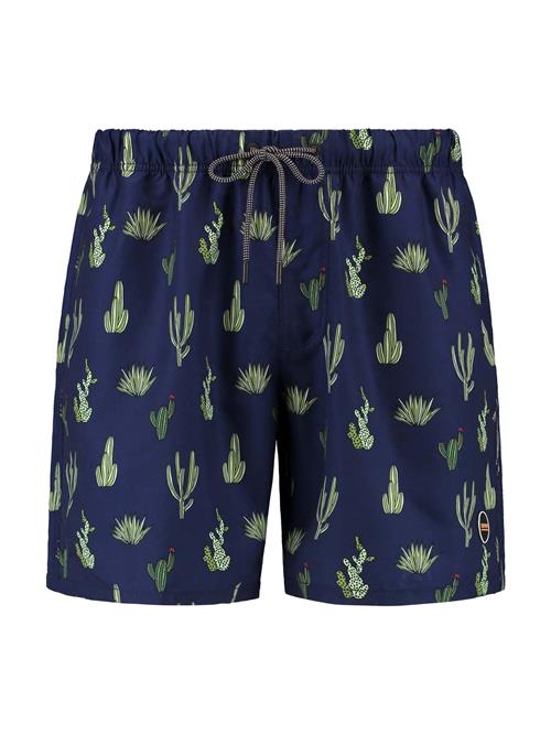 Shiwi Badeshorts 'Cacti'  navy / sort / hvid