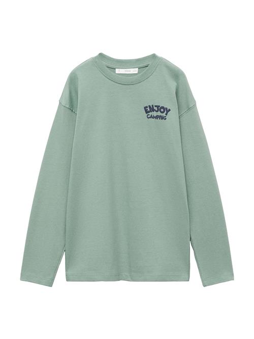 MANGO KIDS Shirts 'CAMPING'  marin / pastelgrøn