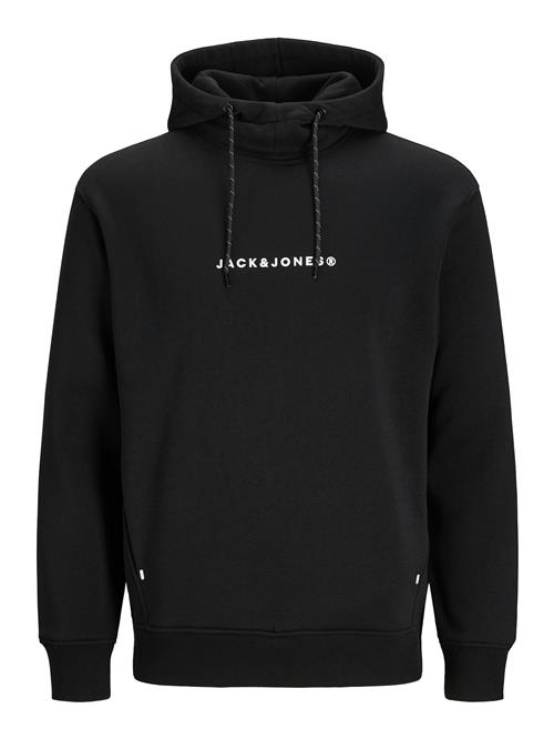 JACK & JONES Sweatshirt 'JJTREE'  sort / hvid