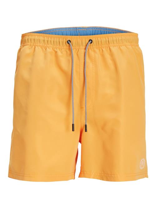 JACK & JONES Badeshorts 'JPSTFiji'  orange / hvid