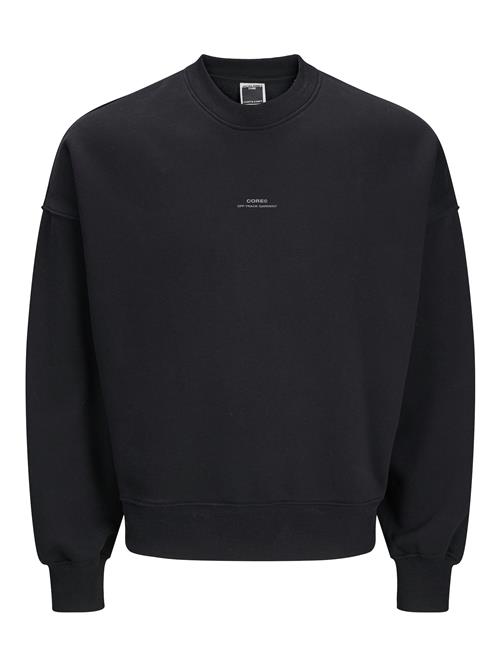 JACK & JONES Sweatshirt 'JCOTERRAIN'  lysegrå / sort