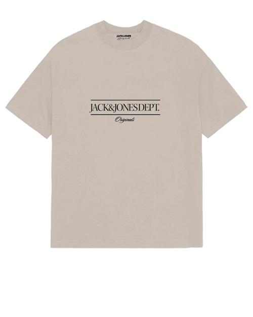 Se JACK & JONES Bluser & t-shirts 'JORKEAN'  mørkebeige / sort ved About You