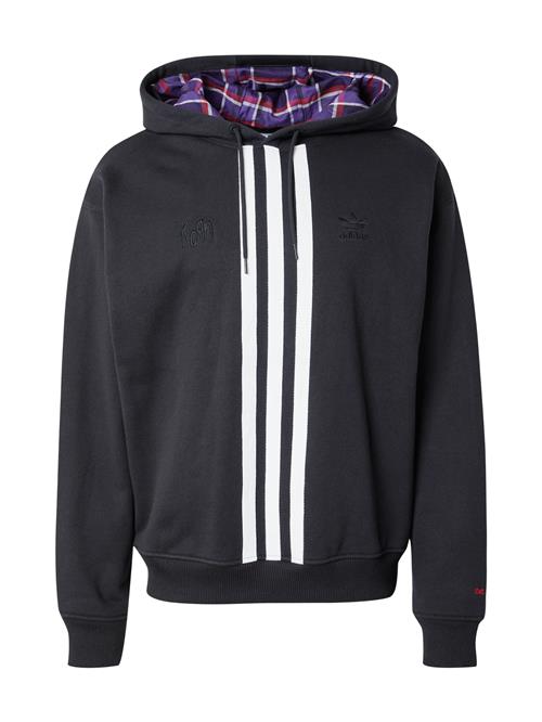 ADIDAS ORIGINALS Sweatshirt 'Korn'  røgblå / rød / sort / hvid