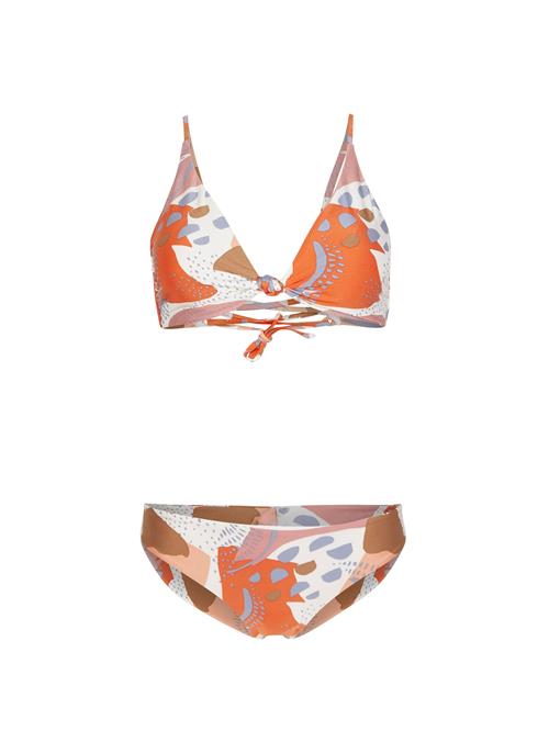 O'NEILL Bikini 'Charlotte Maoi'  dueblå / orange / lyserød / hvid