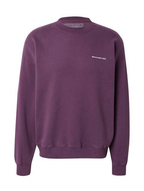 Abercrombie & Fitch Sweatshirt  brombær / hvid