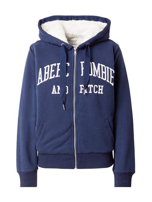 Se Abercrombie & Fitch Sweatjakke  navy / hvid ved About You