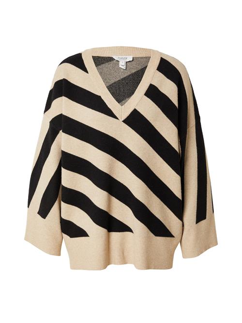 b.young Pullover 'MIRAN'  creme / sort