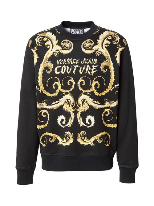 Se Versace Jeans Couture Sweatshirt  gylden gul / pastelgul / sort / offwhite ved About You