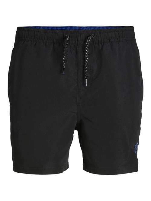 JACK & JONES Badeshorts 'JPSTFIJI'  azur / sort / hvid