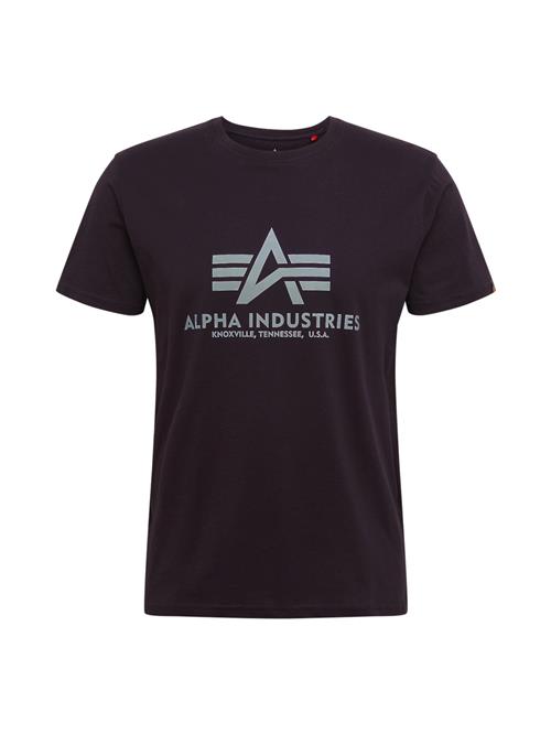 ALPHA INDUSTRIES Bluser & t-shirts  grå / sort