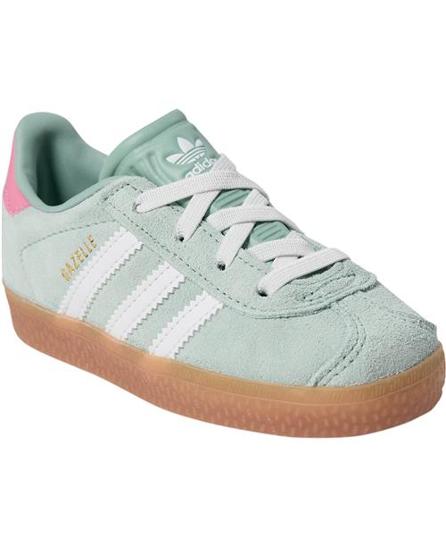 Se adidas Originals Gazelle CF EL I Hazgrn/ftwwht/bli Sneakers Str 27 - hos Magasin ved Magasin