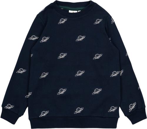 The New Tnmarty Pique Sweatshirt Str 110-116 cm/5-6 år - Navy Blazer Plane Sweatshirts hos Magasin