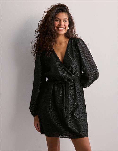 JDY - Sort - Jdyroxy L/S V-Neck Wrap Dress Wvn