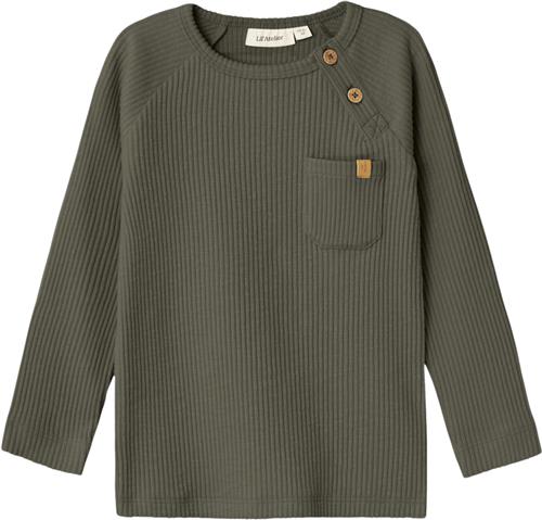 Lil' Atelier Nmmrajo MUB LS Slim TOP LIL Str 98 - Kalamata Toppe hos Magasin