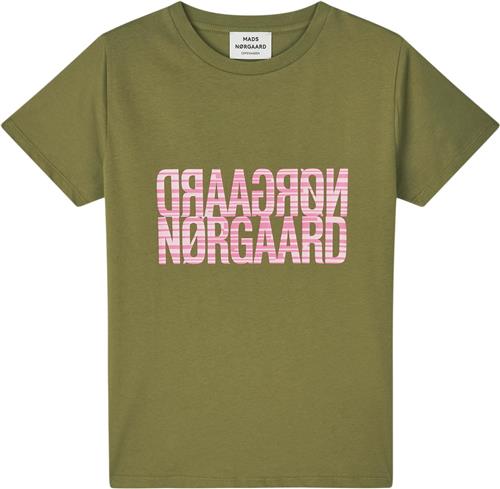 Mads Nørgaard - Copenhagen Single Organic Trenda P Tee Kvinde Grøn Kortærmede T-shirts Str M - Bomuld hos Magasin