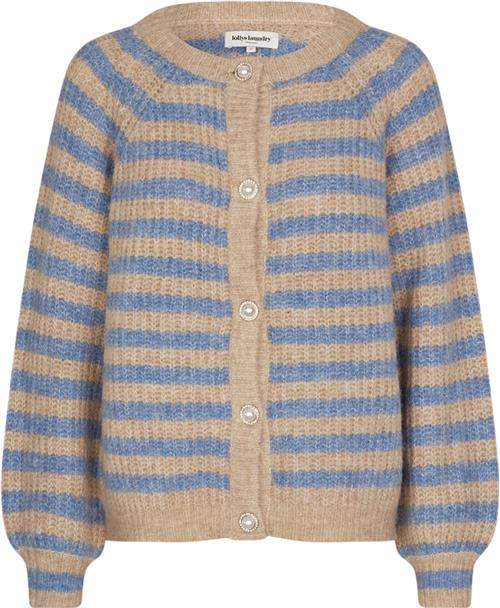 Se Lollys Laundry Novall Cardigan LS Kvinde Light Blue Cardigans Regular Fit Str XS - hos Magasin ved Magasin