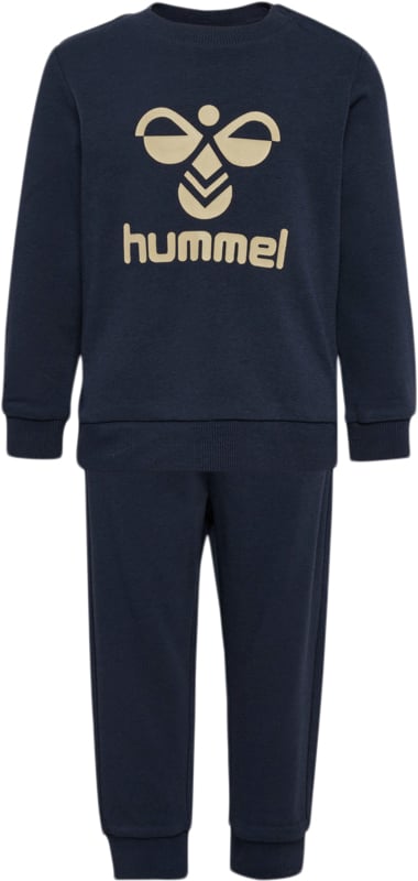 Hummel Hmlarine Crewsuit Str 4 år / 104 cm - Blå Heldragter hos Magasin