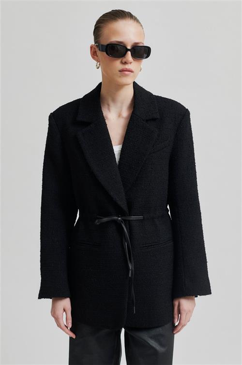 Se Second Female Josa Blazer Kvinde Black Blazere Str L - hos Magasin ved Magasin