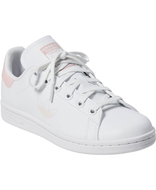 Se adidas Originals Stan Smith J Ftwwht/ftwwht/san Sneakers Str 35,5 - hos Magasin ved Magasin