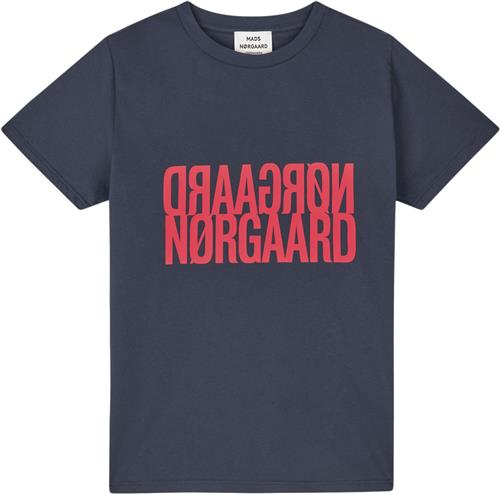 Se Mads Nørgaard - Copenhagen Single Organic Trenda P Tee Kvinde Blå Kortærmede T-shirts Str XXXL - Bomuld hos Magasin ved Magasin