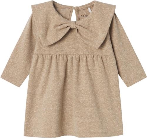 Name It Nbfrossia LS Dress Str 62 - Weathered Teak Kjoler hos Magasin