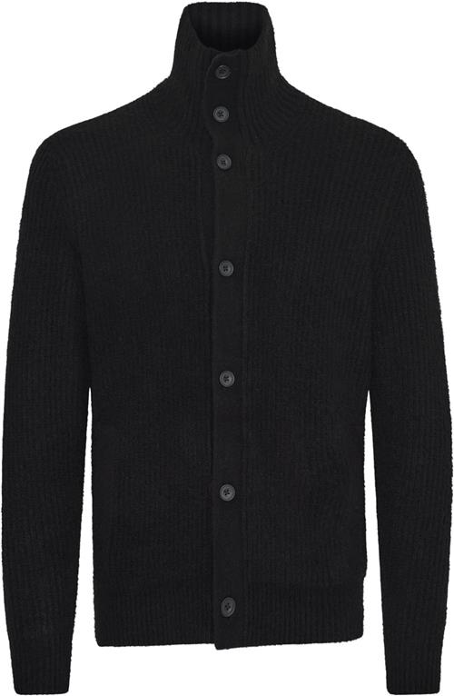 Casual Friday Cfkarl Knit Cardigan Mand Black Beauty Cardigans Regular Fit Str S - hos Magasin