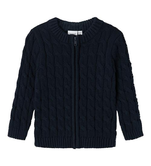 Se Name It Cardigan - NmmRemon - Dark Sapphire ved KidsWorld