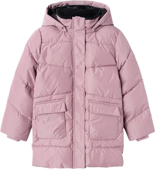 Name It Nkfmedow03 Jacket Long FO Noos Str 152 - Grape Shake Vinterjakker hos Magasin